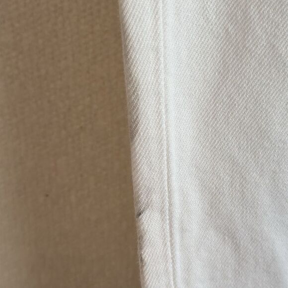 ReDone 70s Stovepipe Jeans Womens Size 31 White Destroyed - Picture 8 of 11